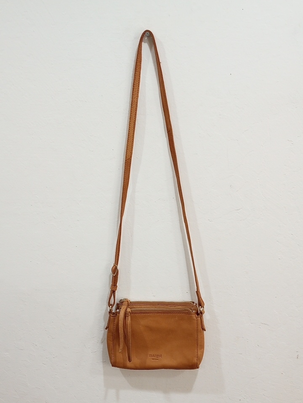 Margot New York "Jules" Leather Crossbody Bag - NWOT!
